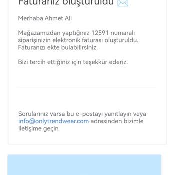 Only Trend Wear Ürünlerim Gelmedi Ödemeyi Yaptım