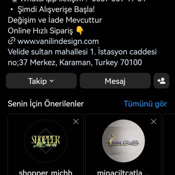 Vanilin Design Ürün Kargoya Verilmedi Ulaşamıyorum