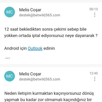 Betwild Sitesinin Para Yatırmamak İçin Oyalama Taktiği