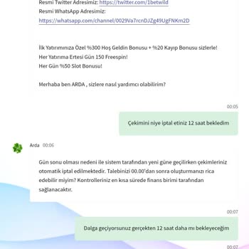 Betwild Sitesinin Para Yatırmamak İçin Oyalama Taktiği