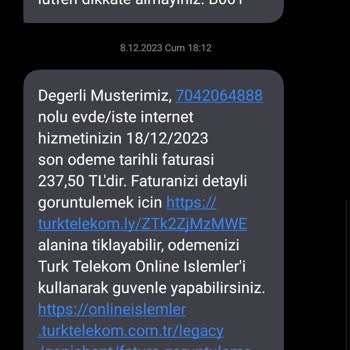 Türk Telekom İptalini İstediğim Faturaya Para Kesiyor