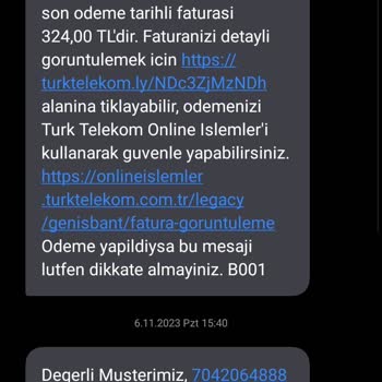 Türk Telekom İptalini İstediğim Faturaya Para Kesiyor