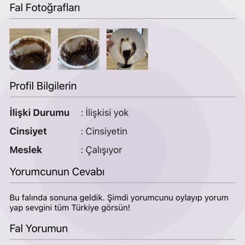 Fallavi Fal Yorumum Gelmedi