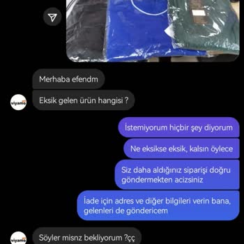 Kargoda Kaybolan Sabır: Viyamoda.com