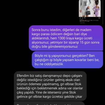 Kargoda Kaybolan Sabır: Viyamoda.com