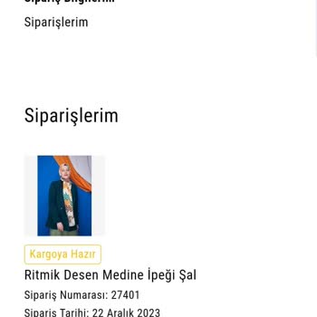 Modakaşmir Sipariş Kargolaması Sorunu