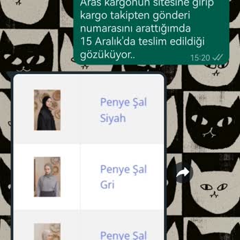 Qafiye Prive 7 Aralık'dan Beri Ürünlerim Gönderilmedi.