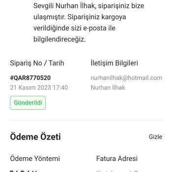 Qarmacha Alışveriş Sitesi Para İadesini Alamadım. 40 Gün Oldu