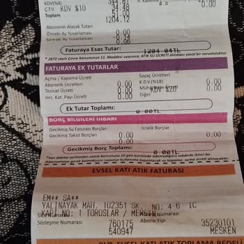 MESKİ Fahiş Artış Sorununu Acilen Düzeltilmesini İstiyorum