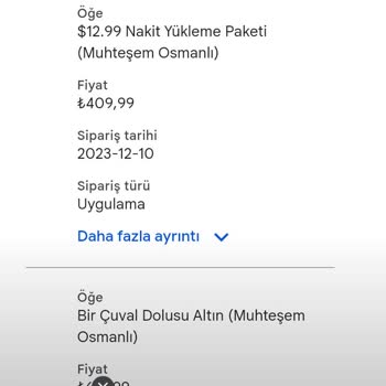 Google Play Store Geri Ödeme Sorunu