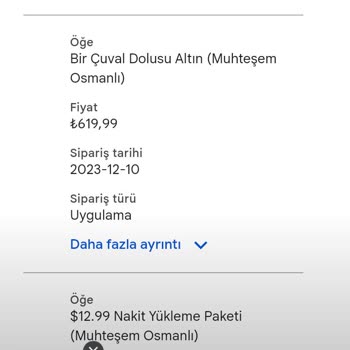 Google Play Store Geri Ödeme Sorunu