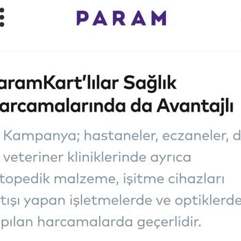 Param İade Tutarını Yatırmadı.