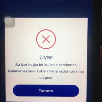 Ticket Restaurant Mobil Uygulamada Kart Ekleme Sorunu