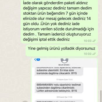 Selinshoes İade Ve Değişim Sorunu