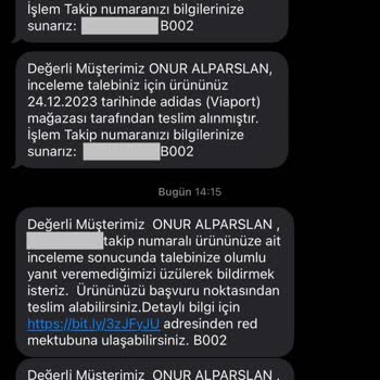 İstanbul Viaport Adidas Outlet Şikayet