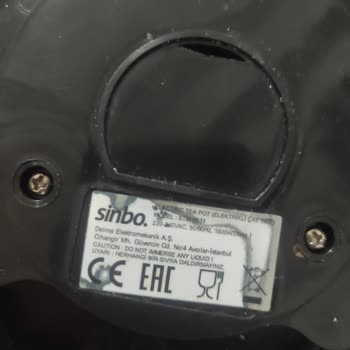 Sinbo Stm 5831 Model Cay Seti Alf Taban Arıza - Şikayetvar