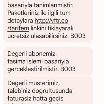 Vodafone Faturalıdan Faturasız Hatta Geçerken Eksik Bilgilendirme