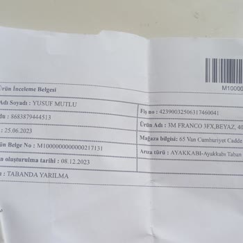 FLO Ayakkabı Garantiye Giden Ayakkabının Değişiminin Olmaması