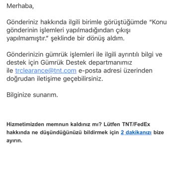 Fedex Kargomu Gümrükten Çıkarmıyor!