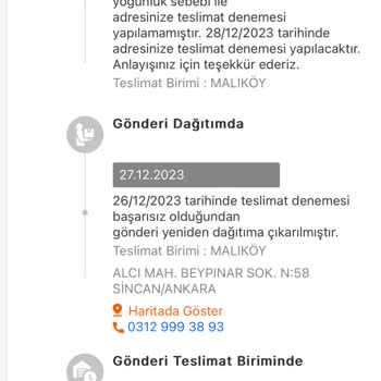 MNG Kargo Çok Geciken Kargo Teslimatı Hk.