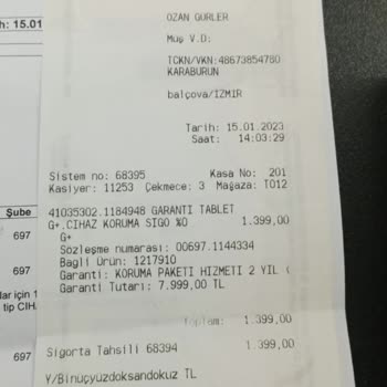 Media Markt Kasko Zararımı Karşılamıyor