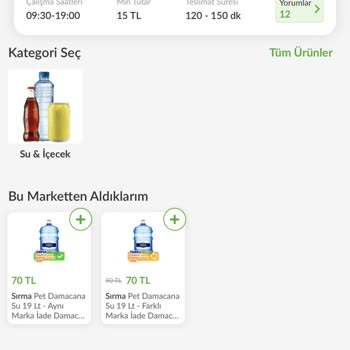 Sırma Konak Şubesi Siparişimi Getirmedi