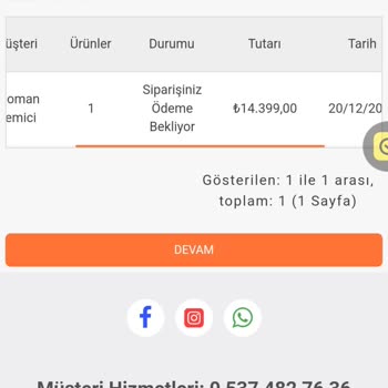 Arya Gross Ürünün Teslim Edilmemesi