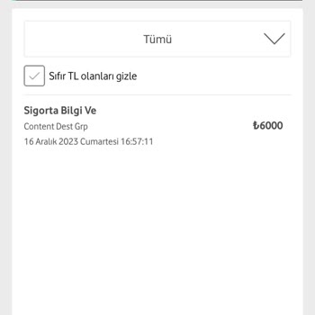 Vodafone Content Dest Grp İptal