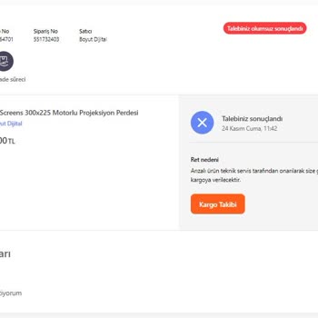 Hepsiburada Hasarlı Ürün / İade Sorunu / Tüketici Hakkı İhlali