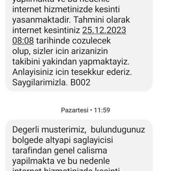 Millenicom İnternet Hizmeti Kesintisi