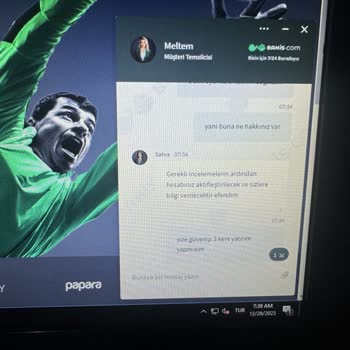 Bahis.com Paramı Ödemedi Hesabımı Kapattı