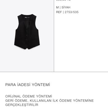 Zara İadesi 14 Gündür Beklemede