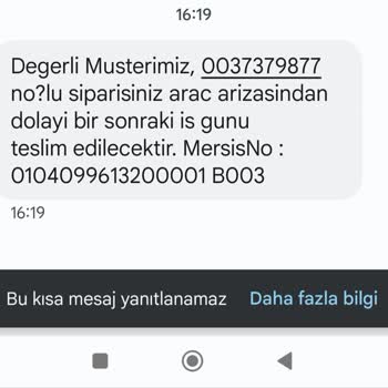 Avansas Ürünü Göndermedi