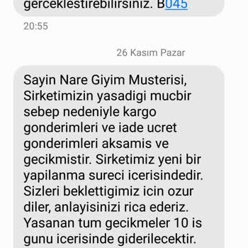 Nare Giyim 1 Aydan Fazla Oldu, Sipariş Gelmedi, Firmaya Ulaşılamıyor!
