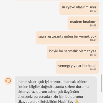 Trendyol Yemek Mağduriyeti Çözüm Bekliyorum