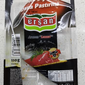 Erşan Et Sanal Marketten Alınan Pastırmanın Aşırı Tuzluluğu