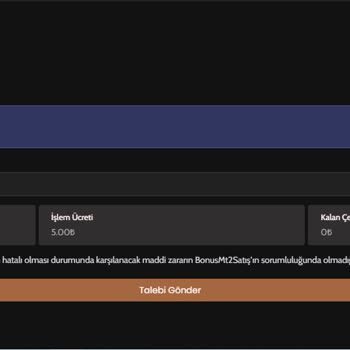 Bonusmt2satis Satış Sitesinde Hesabım Boşaltıldı Ve Destek Yok!