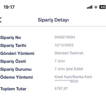 Penti Para İadesi Yapmıyor!