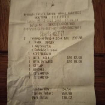 Burger King Personel Dikkatli Değil