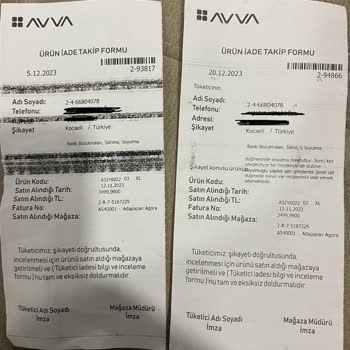 Avva Giyim Kaz Tüyü Montumun Tekrarlayan Düğme Sorunu