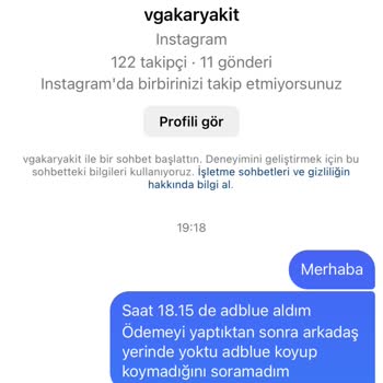 Gebze BP İstasyonunda Yaşanan AdBlue Sorunu