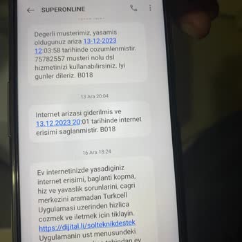 İstanbul'da 1 Ayı Geçkin Turkcell İnternetin Çekmemesi
