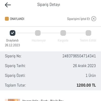 Madame Coco Sipariş İptali Ücreti