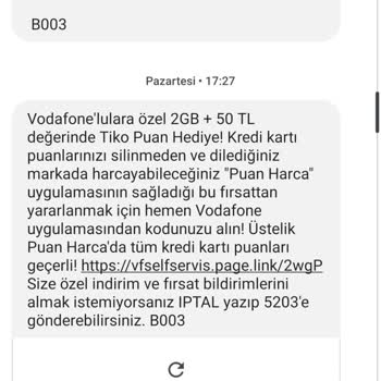 Vodafone Faturalı Hat Fiyat Şoku!