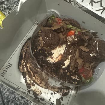 Sipariş Verdiğim Pasta Getir Den Geldi Görseli Bozuk