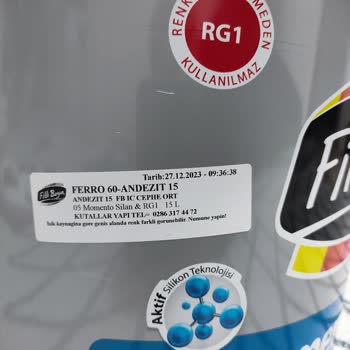 Filli Boya Andezit 15 Katalog Renginden Farklı Çıktı.