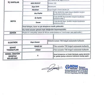 Kon Prefabrik Ön Ödemede Hak Arayışım