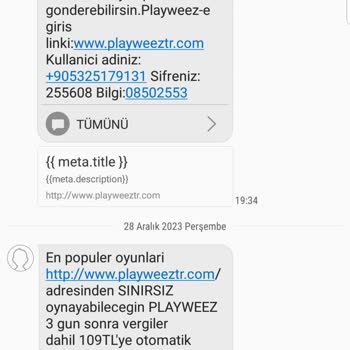 Playweez Onayım Olmadan Üyelik Yapmış.