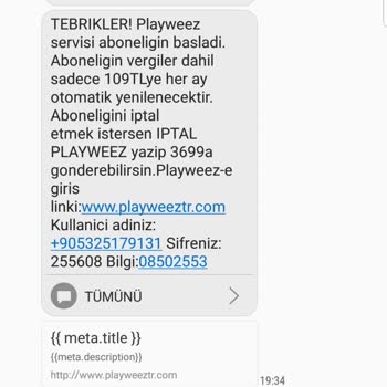 Playweez Onayım Olmadan Üyelik Yapmış.