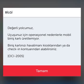 Kronik Check-in Problemi THY